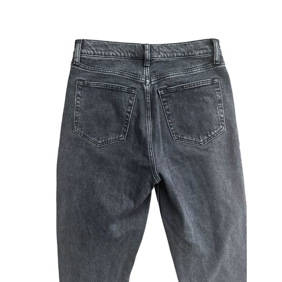 ABERCROMBIE & FITCH  The 90s Slim Straight Ultra High Rise Gray Jeans Sz 27 US 4 - Picture 8 of 8